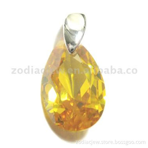925sterling silver pendant withCZsetting